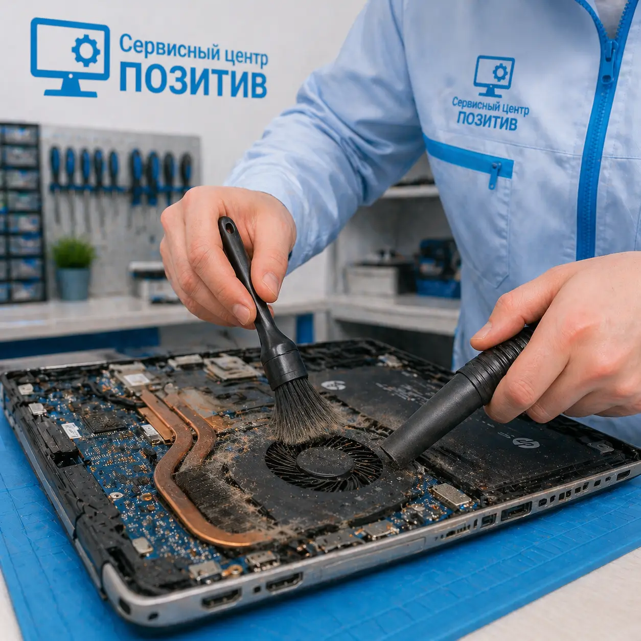 чистка ноутбука HP в Кирове
