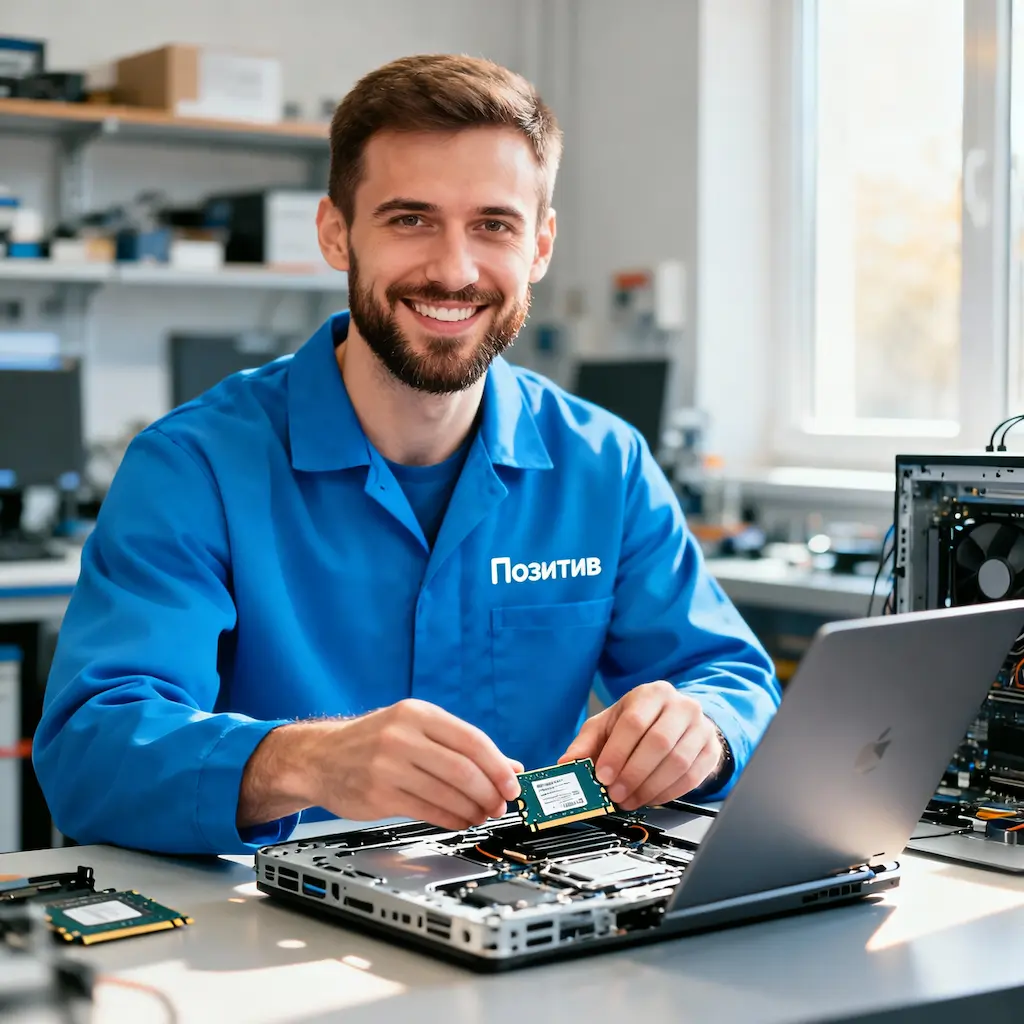 заменить HDD на SSD на ноутбуке в Кирове