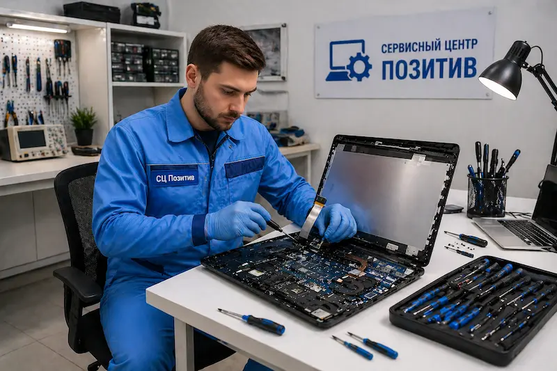 Замена шлейфа матрицы ноутбука в Кирове