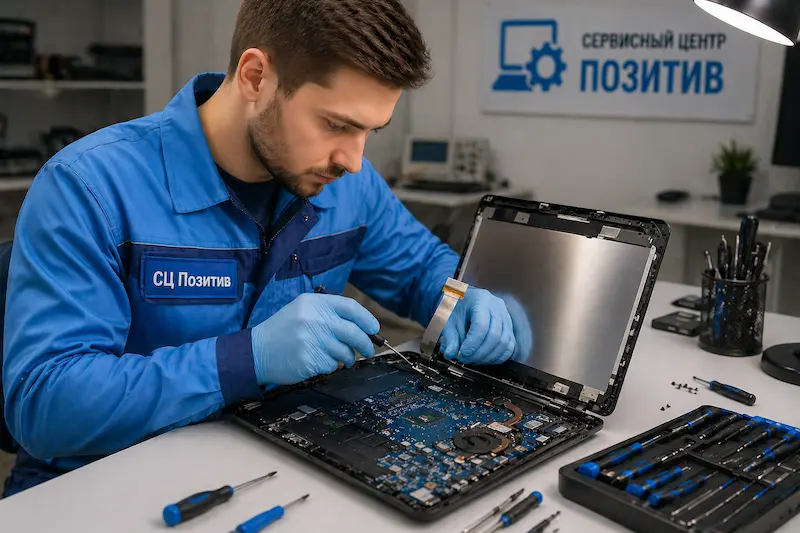 Ремонт шлейфа матрицы ноутбука в Кирове