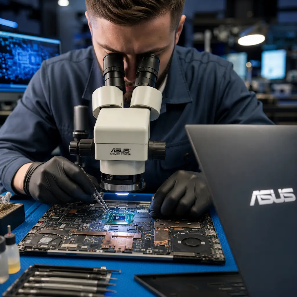 Замена видеокарты ноутбука Asus в Кирове