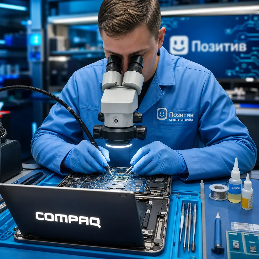 Замена видеокарты ноутбука Compaq в Кирове