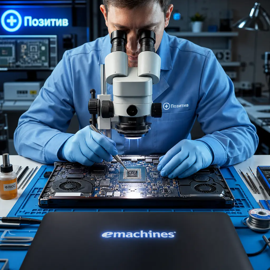 Замена видеокарты ноутбука Emachines в Кирове