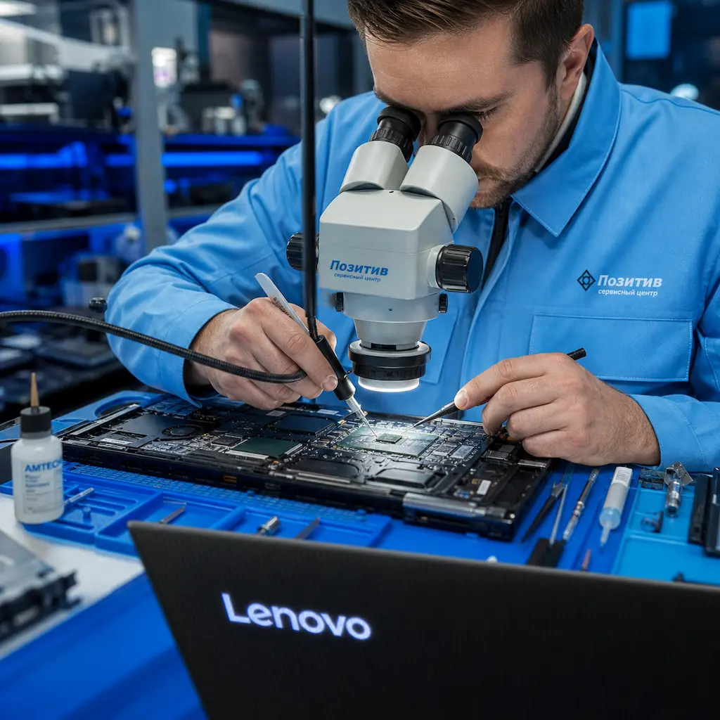 Замена видеокарты ноутбука Lenovo в Кирове