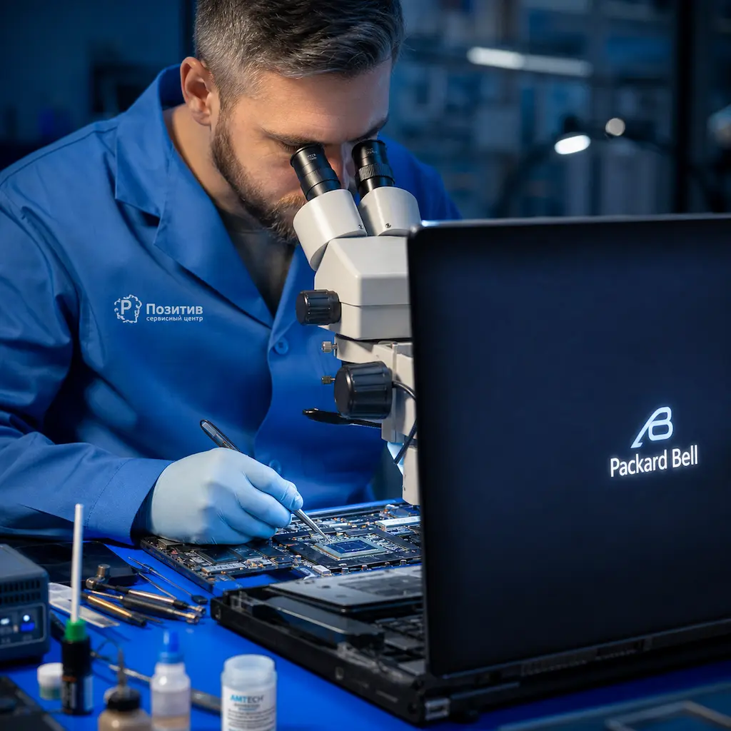 Замена видеокарты ноутбука Packard Bell в Кирове