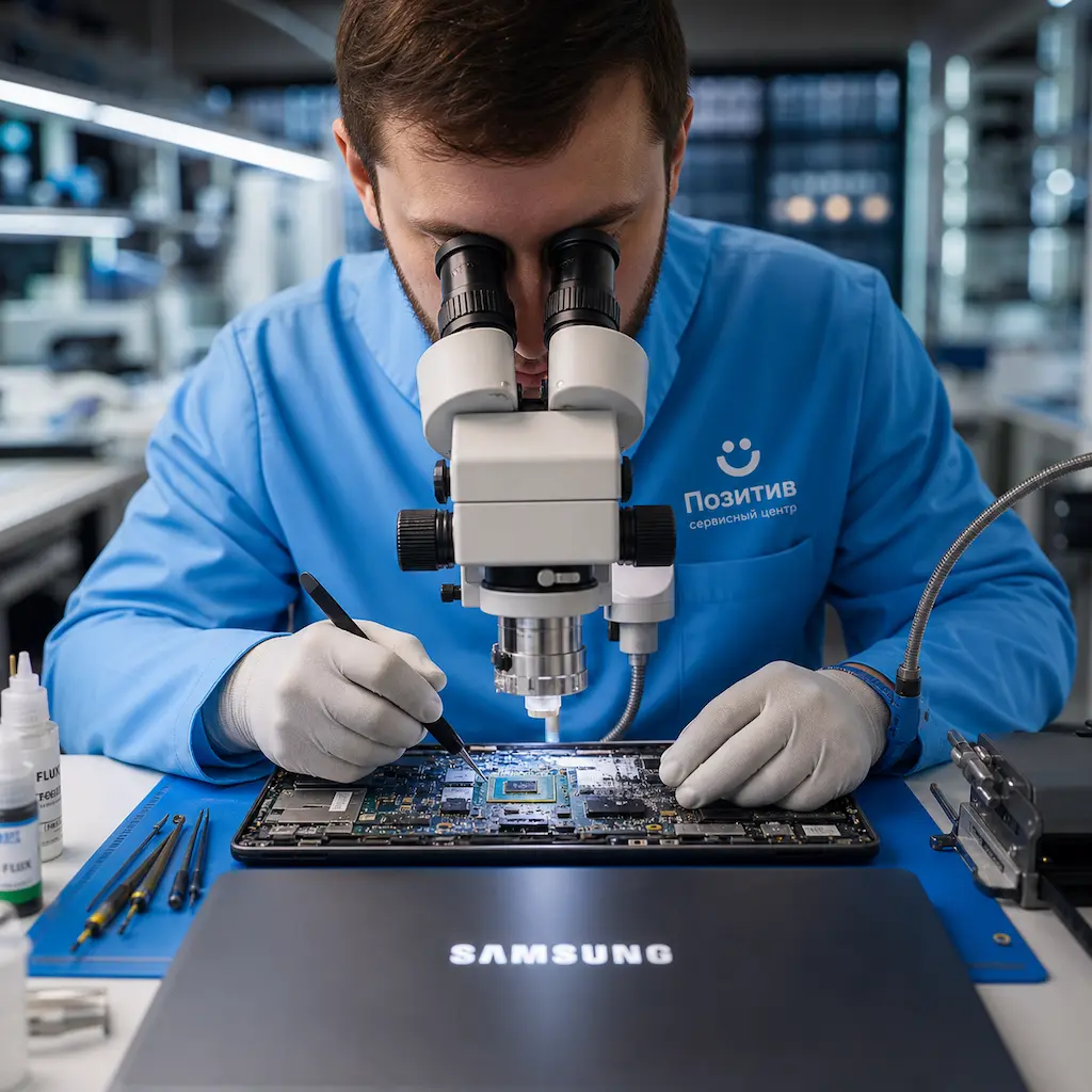 Замена видеокарты ноутбука Samsung в Кирове
