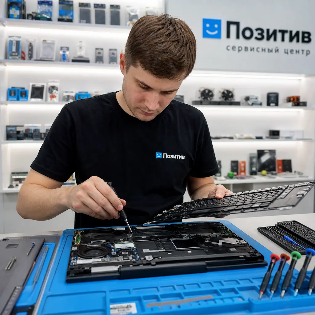 заменить клавиатуру на ноутбуке Samsung в Кирове