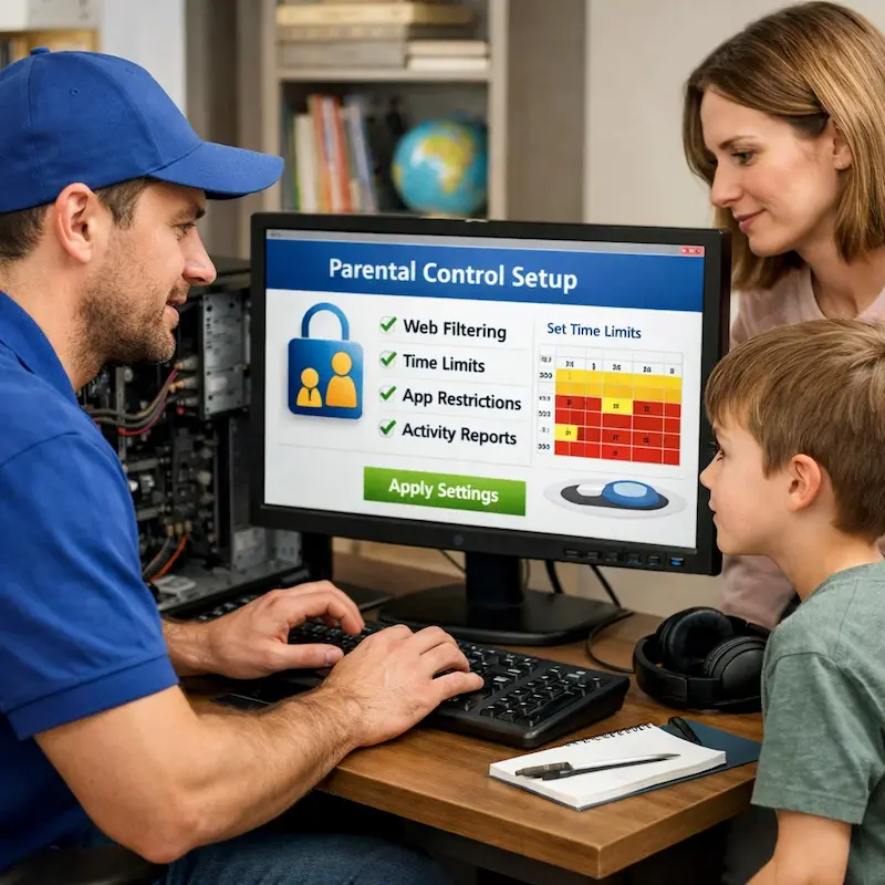 установка родительского контроля в Кирове