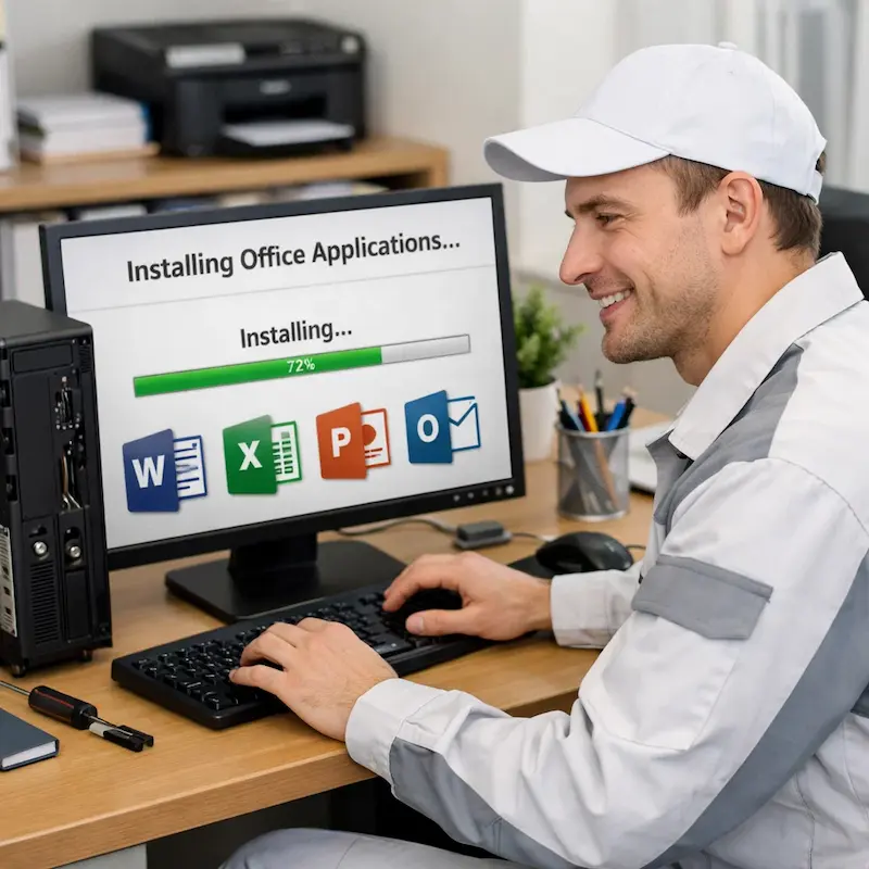 Установка и настройка программ на компьютере в Кирове