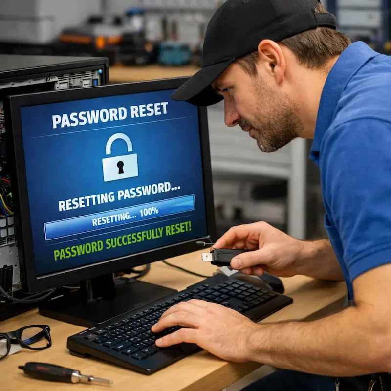 Сброс пароля от компьютера в Кирове